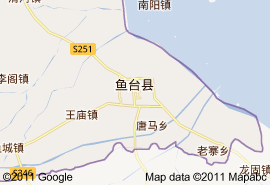 鱼台县地图