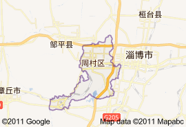 周村区地图