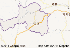 宁强县地图