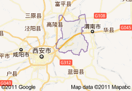 临潼区地图