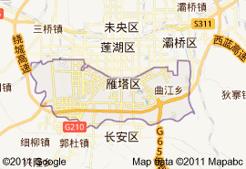 雁塔区地图
