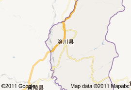 洛川县地图