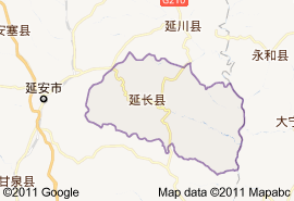 延长县地图