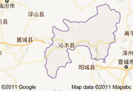 沁水县地图