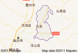 古县地图