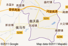 曲沃县地图