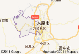 万柏林区地图