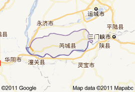 芮城县地图