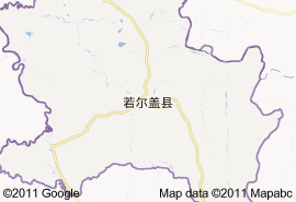 若尔盖县地图
