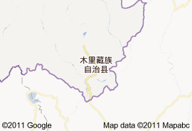 木里藏族自治县地图