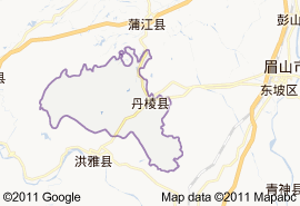 丹棱县地图