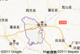 嘉陵区地图