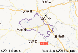 安居区地图