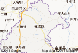 沿滩区地图