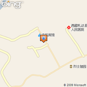 札达县地图