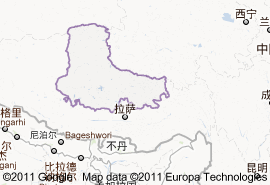 那曲县地图