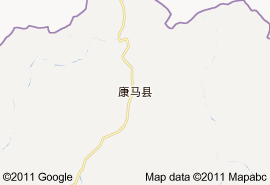 康马县地图