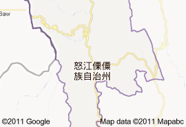 泸水县地图