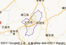 义乌市地图