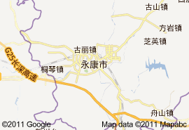永康市地图