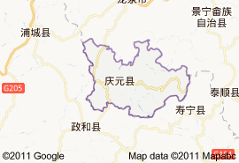 庆元县地图