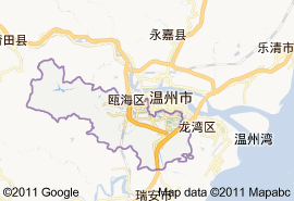 瓯海区地图